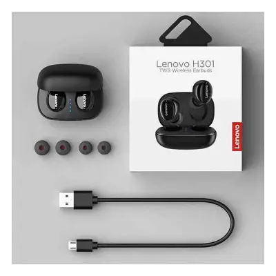 Lenovo H301 TWS Wireless Earphones Noise Reduction HiFi Bass...